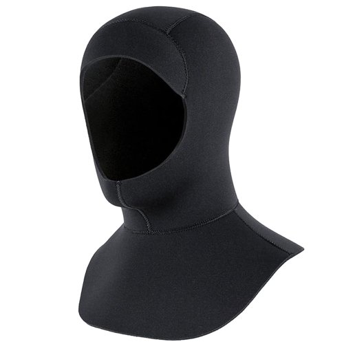 Immagine di Cappuccio da Subacqueo in Neoprene 3mm e 5mm - Cuffia Termica Elastica per Immersioni in Acqua Fredda, Nuoto, Snorkeling e Surf per Uomo e Donna