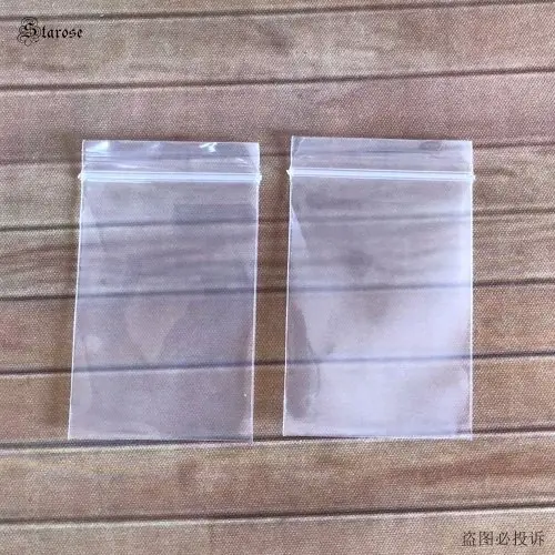 Non imprimé transparent sacs