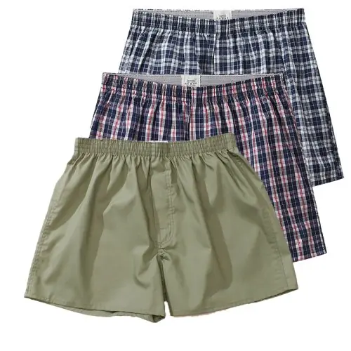 Image de Boxers Hommes Coton Respirant - Lot de 3