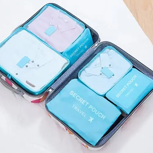 6pcs bleu
