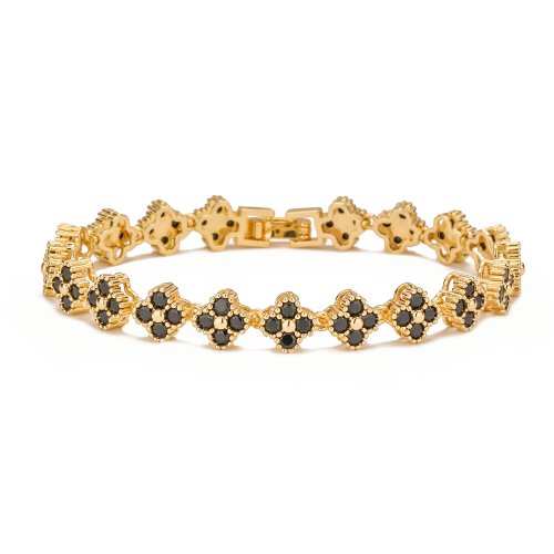 Afbeelding van Elegant 18K Vergulde Bloem Sieraden Set – Perfect Kerstcadeau voor Vrouwen