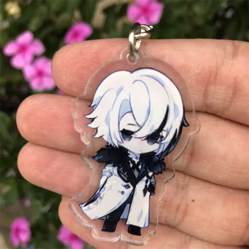 Image de Porte-clés Tartaglia Scaramouche Genshin Impact - Accessoire Cosplay
