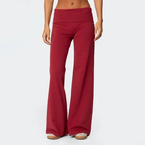 Image de Pantalon Large Décontracté Femme - Style Yoga & Rentrée Scolaire