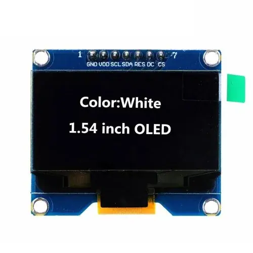 1.54 pouce OLED blanc