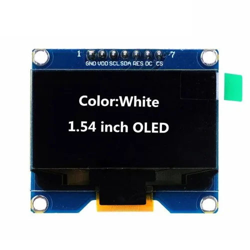 1.54 inch Wit OLED
