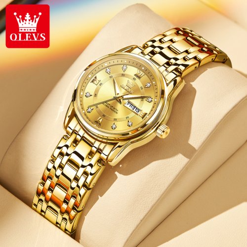 Image de Montre Élégante Femme - Quartz Etanche Acier Inoxydable