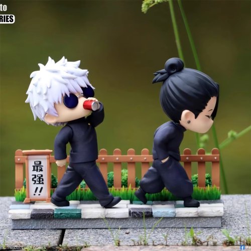 Zdjęcie Figurka Satoru Gojo i Geto Suguru z Jujutsu Kaisen – Mini Edycja PVC, Model Akcji, Statuetka Kolekcjonerska, Zabawka Premium dla Fanów Anime