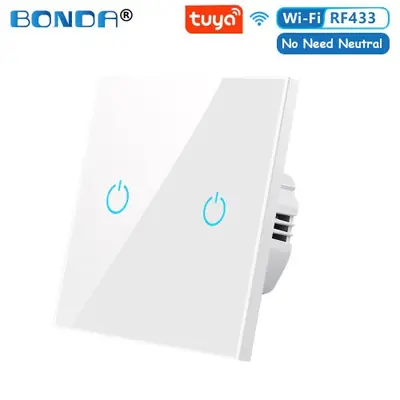 Image de Interrupteur tactile WiFi intelligent 1-2-3 boutons