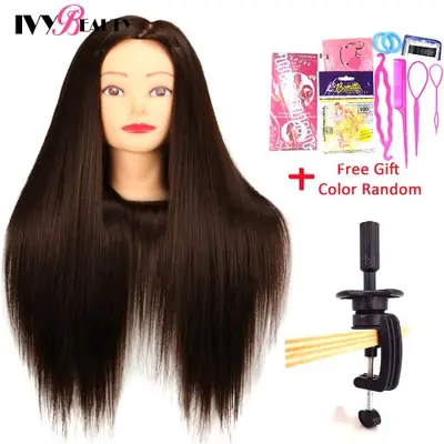 Image de Tête de Mannequin Pro pour Coiffure