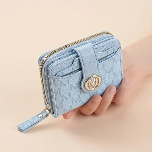 Image de Mini Portefeuille Féminin Rétro - Style Minimaliste & Pratique