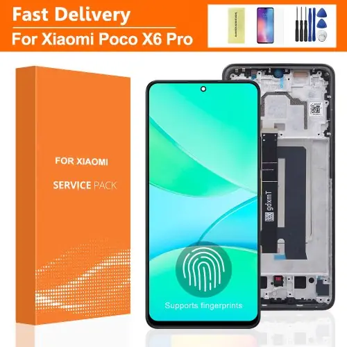 Image de Écran AMOLED pour Xiaomi Poco X6 Pro - Remplacement de haute qualité