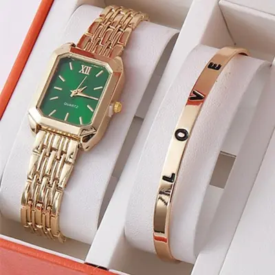Image de Montre de Luxe Plaqué Or pour Femme - Élégance & Style