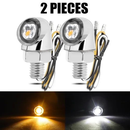 2pcs Wit amber S