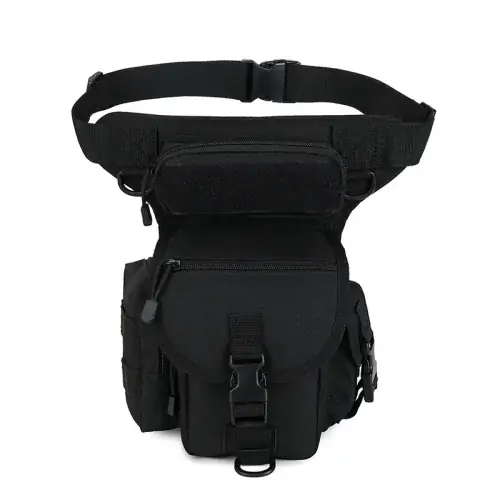 Image de Sac de Jambe Militaire pour Moto - Fanny Pack Tactique