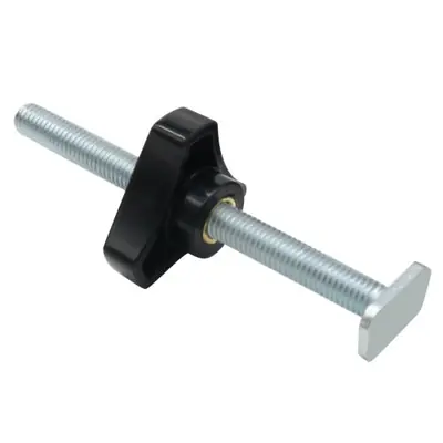 Image de Rail T 500mm avec Écrou Coulissant - Accessoire Universel pour Travaux de Bois