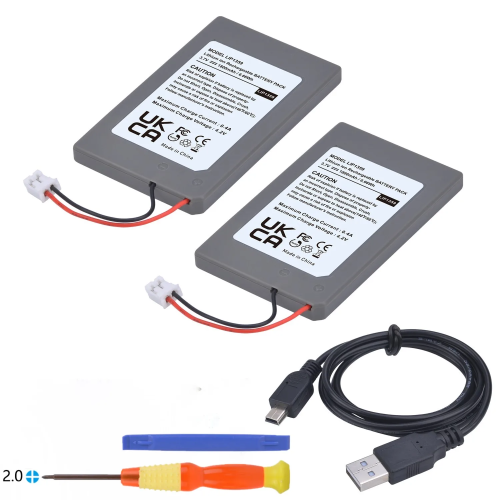 Imagen de Batería de Repuesto Lip1359 de 1800mAh para Controlador DualShock 3 de PlayStation 3 - Compatible con Modelos CECH-ZC2E y CECH-ZC2U + Cable USB de Carga