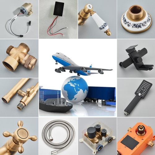Imagen de Accesorio de Ducha en Acero Inoxidable - Válvula Adaptadora de Cartucho