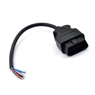 Image de Câble OBD2 16 Broches - Connecteur Mâle/Femelle pour Scanner Auto