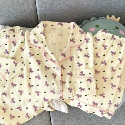 Image de Pyjama d'été 3 pièces femme - Confort & Style