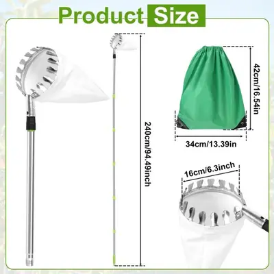 Image de Cueillette de Fruits Facile - Outil 3.2m avec Sac