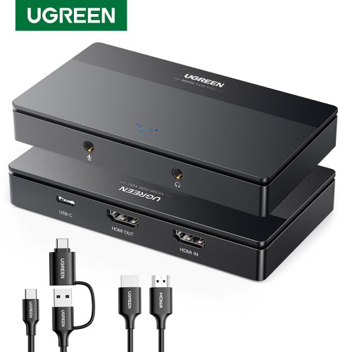 Image of Ugreen 4K60Hz HDMI to USB-C Video Capture Card – Professional Live Streaming, Recording & Conference Solution for PC and Mac