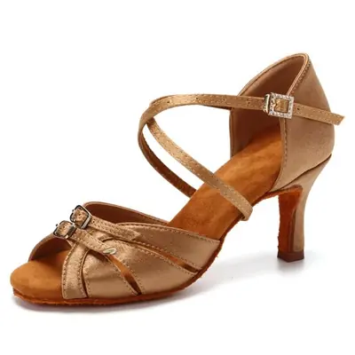 Image de Chaussures de Danse Latine à Talons Réglables