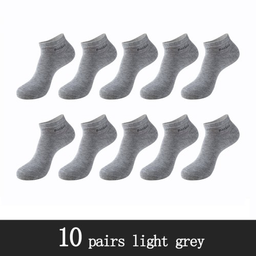 Imagen de 10 par/pack calcetines cortos de fibra de bambú para hombre de alta calidad nuevos calcetines tobill...