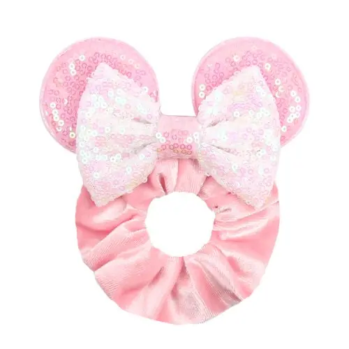 Image de Disney Chouchous Velours Oreilles de Souris - Accessoire Cheveux Féminin
