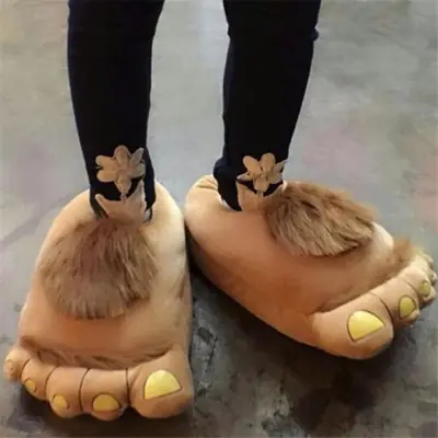 Image de Pantoufles en Fourrure Homme Taille 45-46 - Chaudes & Confortables