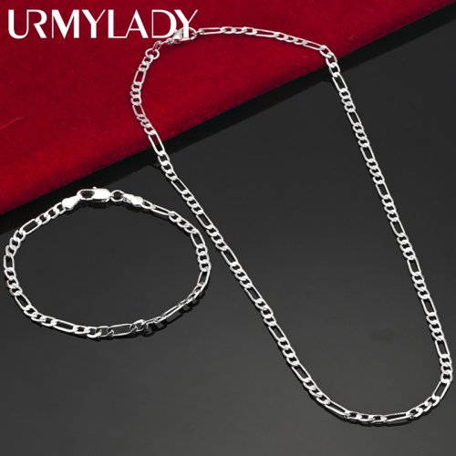 Conjunto de Joyas en Plata de Ley 925 para Él y Ella
