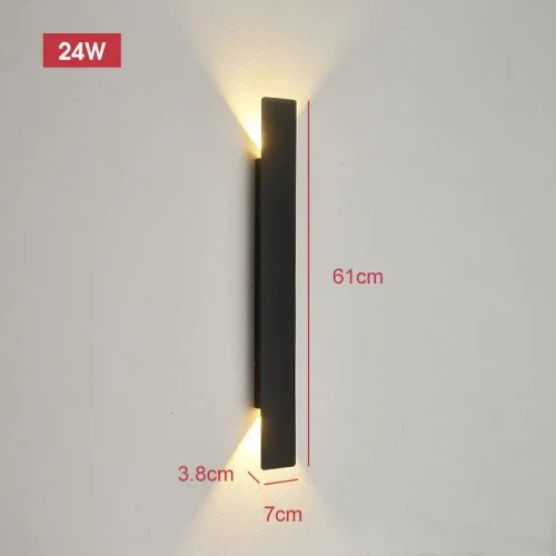 60cm-zwart lichaam-24w