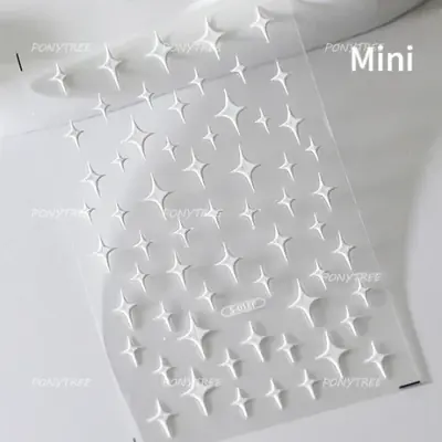 Image de Flocons de Neige Hiver - Stickers Ongles Romantiques