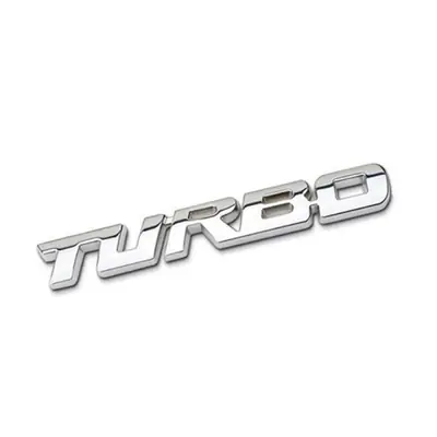 Image de Badge 3D Turbo Métallique pour Voiture