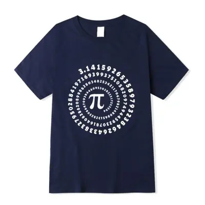 Image de T-Shirt Homme Imprimé Pi - 100% Coton, Détente & Style