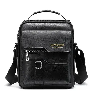 Image de Sac Bandoulière Homme Design Élégant en Cuir PU