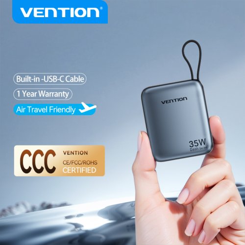 Afbeelding van Snelle Oplader Powerbank 10000mAh - Draagbaar & Compact voor iPhone en Xiaomi