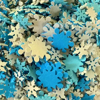 Image de Kit Créatif Fleurs en Mousse - 100 Pièces