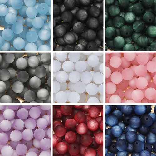 Bild von Tricolor Katzenauge Perlen – DIY Schmuckzubehör