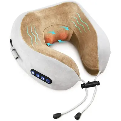Image de Massager de Cou 3D avec Chaleur et Vibro-Pétrissage