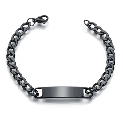 Image de Bracelet personnalisé gravé yeux - Acier inoxydable