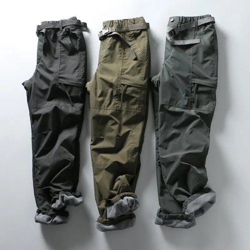 Image de Pantalon Cargo Hiver Imperméable Homme/Femme - Polaire Épais & Multi-Poches