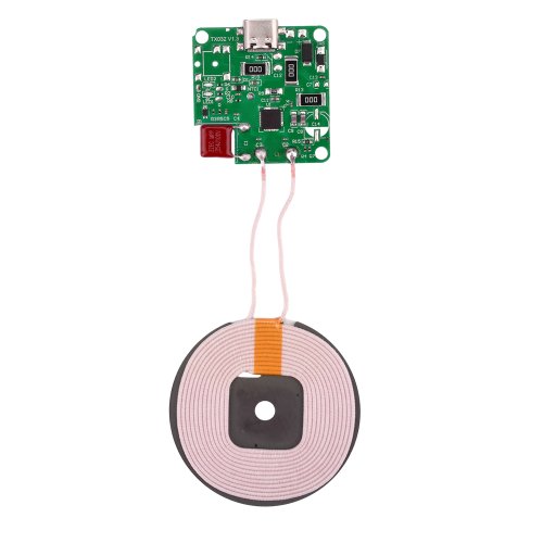 Afbeelding van 15W Hoog vermogen 5V 9V 12V Type-C draadloze oplader Zender Module printplaat QI Standaard snel opladen DIY voor mobiele telefoon