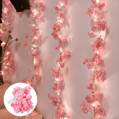 Guirlande Lumineuse Fleurs de Cerisier 2m - Lumières Féeriques