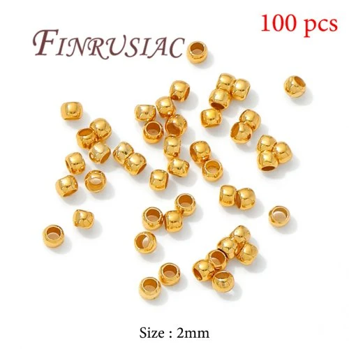 Placcato oro 18K-2mm