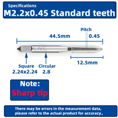 Image de Kit de Filetage HSS Métrique M2 à M14 - Précision et Durabilité