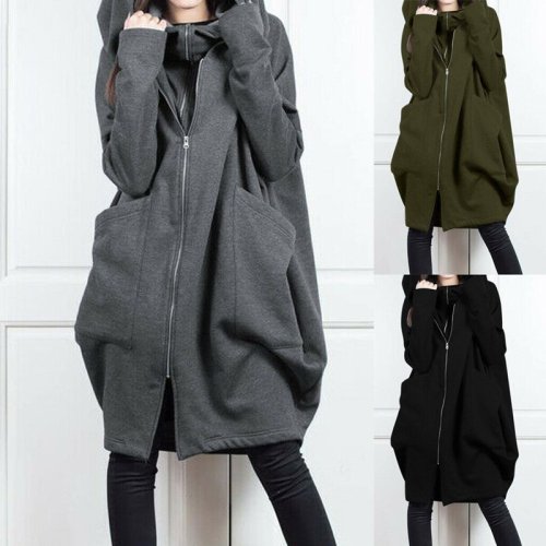 Bild von Übergrößige Damen-Hoodies – Warm & Stilvoll für Herbst & Winter