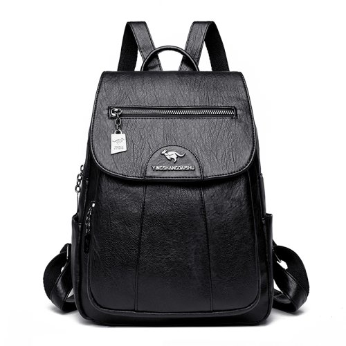 Afbeelding van 5-kleuren dames zacht lederen rugzakken Vintage vrouwelijke schoudertassen Sac a Dos Casual reizen damesrugzak Mochilas schooltassen