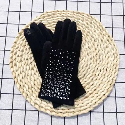 Image de Gants Hiver Femme - Chauds, Écran Tactile & Vintage