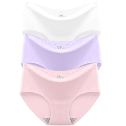 Image de Sous-vêtements en Soie Glacée - 3 Pièces Sans Trace