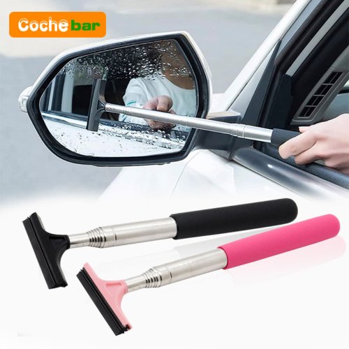 Nettoyeur de Vitres Télescopique pour Voiture - Efface la Brume & Grattoir